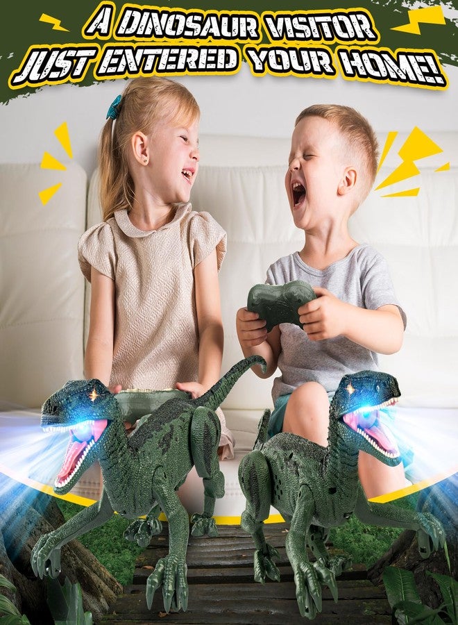 Rcfunkid Dinosaur Toys for Kids, 2.4GHz Remote Control Dinosaur with Walking, Realistic Sounds, Demo Mode, Rechargeable Jurassic Toys for 3-5, 5-7, 8-12, Birthdays, Parties, Christmas, Children’s Day - Image 5